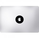 Bierkrug MacBook Aufkleber   Schwarz MacBook Aufkleber